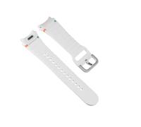 LOPAKACTAG No Gaps Quick Fit Silicone Strap For Samsung Galaxy Watch 7 6 5 4 40mm 44mm Bracelet 5Pro 45mm 6Classic 43mm 47mm Band(White,For Watch 6 Classic)