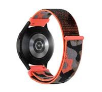 LOPAKACTAG Nylon Loop Strap For Garmin Forerunner 55 165 265 965 255 Active 5/For Vivomove Trend/For Vivoactive Venu 3/2 Bracelet Belt(Camouflage orange,22mm)