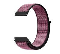 LOPAKACTAG Nylon Loop Strap For Garmin Forerunner 55 165 265 965 255 Active 5/For Vivomove Trend/For Vivoactive Venu 3/2 Bracelet Belt(Ripe berry color,20mm)