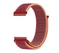 LOPAKACTAG Nylon Loop Strap For Garmin Forerunner 55 165 265 965 255 Active 5/For Vivomove Trend/For Vivoactive Venu 3/2 Bracelet Belt(Plum color,20mm)