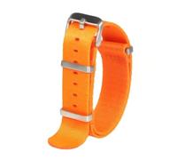 LOPAKACTAG Nylon Watchband Strap 20mm 22mm Generic Belt Replacement Men Women Watch Accessories(H-orange,20MM)