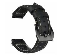 LOPAKACTAG Quickfit 26mm 22mm Strap For Garmin Epix Pro 51mm 47mm For Tactix 8 7 For Fenix 7X For Enduro3 Leather Watchband Accessories(BlackBlack,26mm Enduro 3 2)