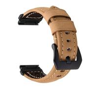 LOPAKACTAG Quickfit 26mm 22mm Strap For Garmin Epix Pro 51mm 47mm For Tactix 8 7 For Fenix 7X For Enduro3 Leather Watchband Accessories(YellowBlack,26mm Enduro 3 2)
