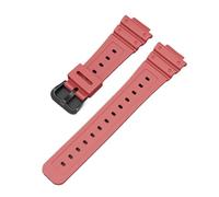 LOPAKACTAG Resin Solid Stainless Steel Buckle Watch Strap For Casio For GSHock Dw5600 Gw5000 Gw5035 DW-6900 Series Watchband(Dark Red-Black-K5)