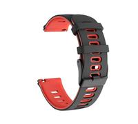 LOPAKACTAG Silicone 22 20mm Watch Strap For HUAWEI WATCH GT 4 Pro 46mm Band 3 SE 2 42mm For HONOR Magic Watch4 GS Replacement Bracelet(White Black,20mm)