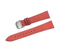 LOPAKACTAG Skin Vegetable-Tanned Leather Watch Strap Band 20mm 22mm Quick Release Retro Wristband(CORAL RED,20mm)