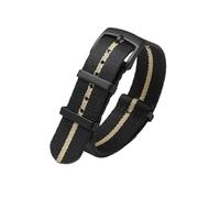 LOPAKACTAG Soft Nylon Strap For Omega Seamaster 007 Men Women Military Canvas Replace Watch Band For Seiko Prospex 18mm 20mm 22mm 24mm(Black Green,20mm)