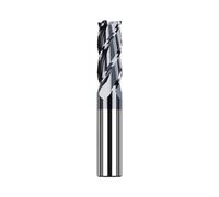 LOPAKACTAG Tooleye HRC45 4 Flutes Carbide Milling Cutter End Mills for CNC Maching Metalworking Alloy Coating Flat Mill 1 2 3 5 6 7 8 10mm(D4xD4x75L)