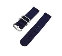 LOPAKACTAG Woven Nylon Watch Sport Strap Band For Samsung Galaxy 7 4 5 6 Gear S3 For Amazfit Fabric(Blue-S,18mm)
