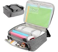 LOPASA Carrying Case for Cricut Joy Xtra, Tote Bag for Extra Machine Storage, Dust Cover, and Travel Carry, Xtra Accessories Bundles Organization and Protection, Store Various Supplies(Grey)