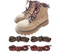 Lopau 4PCS Shoe Laces for Boots Sneakers, Multi Color Boot Shoelaces, Heavy Duty and Durable Outdoor Hiking Shoe String Kit, Multicolor-i, 80 &100cm