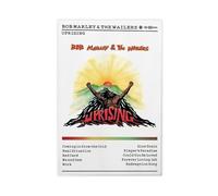 LOPEEY Bob Marley Uprising Album Poster Reggae Music Wall Art Canvas Poster Bedroom Decor Landscape Office Room Decor Gift 08x12inch(20x30cm)