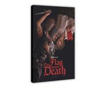 LOPEEY Our Flag Means Death TV Series Poster Canvas Poster Wall Art Decor Print Picture Paintings for Living Room Bedroom Decoration 16x24inch(40x60cm)
