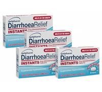 Loperamide Diarrhoea Relief 2mg Orodispersible Tablets (4 Pack) - Anti Diarrhea Treatment - Melt in Mouth, Fast Acting Short-Term, No Water Needed