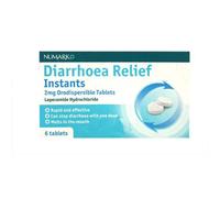 Diarrohoea Relief Instants - Loperamide Hydrochloride 6 Melting Tablets
