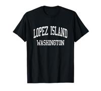 Lopez Island Washington WA Vintage Athletic Sports Design T-Shirt