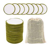LOPHE 24 Pcs Reusable Makeup Remover Pad Set, Eco-Friendly Premium Velvet Face Cleaning Pads with Mesh Laundry Bag, Washable Makeup Remover Cloth for All Skin Type Face Skin Cleaning Gift for Women