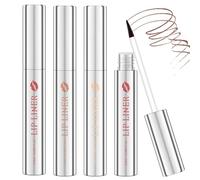LOPHE 3 Pcs Peel Off Lip Stain Set, Peel Off Matte Waterproof and Anti-Smudge Tattoo Lip Stain, Long Lasting Non-Stick Cup Peel Off Lip Stain, Suitable for Lip Makeup for Ladies And Girls(#D)