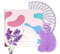 LOPHE 30 Pairs Under Eye Patches, Lavender Vegan Eye Masks with Abundant Collagen Hydrating Eye Masks Iridescent Eye Patches for Puffy Eyes for Reduce Dark Circles Undereye Bags Wrinkles