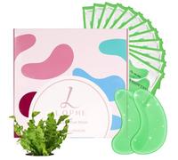 LOPHE 30 Pairs Under Eye Patches, Seaweed Vegan Eye Masks with Abundant Collagen Hydrating Eye Masks Iridescent Eye Patches for Puffy Eyes for Reduce Dark Circles Undereye Bags Wrinkles