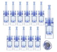 LOPHE 42 Pin Micro Needles Cartridge, 12 Pcs Disposable 42-Pin Replacement Heads for Anti-Aging Care & Firming Skin, Compatible with Dr Pen Beauty Devices
