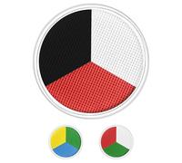 LOPHE Black White Red Face Paint Palette, 3-in-1 Water-Based Cream Makeup Kit (30g) for Halloween, Zombie Vampire SFX Cosplay & Face Painting, Easy Wash Off, Non-Toxic & Safe for Kids & Adults