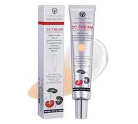 LOPHE CC Cream with Centella Asiatica, Anti-Redness Foundation Color Correcting Cream with SPF 25 Lightweight Tinted Moisturiser Primer & Blur for Radiance Boosting and Soothing Effects(B)