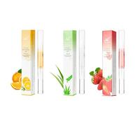 LOPHE Cuticle Oil Pens 3Pcs,Orange Strawberry Aloe | Natural ingredients,fruit extract,hydrating,prevents cracking,dry,repairing,easy to use,portable,daily nail care