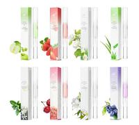 LOPHE Cuticle Oil Pens 8Pcs,Strawberry Blueberry Cherry Aloe Lily Jasmine | Natural ingredients,fruit extract,hydrating,prevents cracking,dry,repairing,easy to use,portable,daily nail care