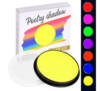 LOPHE Glow Neon Face Paint, 30g Water Soluble Face Body Makeup Pigment for Adults Kids Children, Water Based Neon Fluorescent Face Paint, Face Body Painting for Halloween Party Carnival