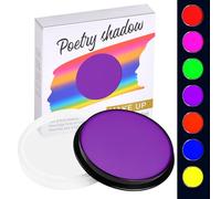 LOPHE Glow Neon Face Paint, 30g Water Soluble Face Body Makeup Pigment for Adults Kids Children, Water Based Neon Fluorescent Face Paint, Face Body Painting for Halloween Party Carnival