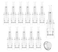 LOPHE Nano Pin Replacement Micro Needle Cartridge, 12 Pcs Screw-Type Nano Needle Tip Replacement Head for Gentle Skin Care, Hydrating Serum Booster