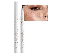 LOPHE Natural Lifelike Freckle Pen for Face, Ultra-Fine Tip Realistic Freckles Makeup, Waterproof & Long-Lasting, Easy to Use & Remove, Chestnut Brown (Slim Barrel), 1 Pc