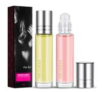 LOPHE Roll-on Pheromone Perfume Oil, Concentrated Fragrance Body Oil, Infused Essential Oil Perfume Cologne Premium Quality & Long Lasting Scent, 2 * 10ml Roll-On Bottle Perfume Oil for Travel