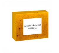 LOPHE Turmeric Kojic Acid Soaps, Naturals Range Bar Soap Handmade Turmeric Granular Soap with Turmeric Vitamin C Retinol Collagen Coconut Oil Tea Tree Oil for Face Body Skin Brightening Dark Spot