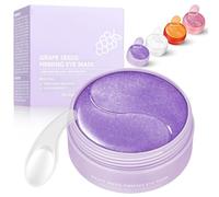 LOPHE Under Eye Patches with Grape Seed Extract, 60 Pcs Gel Eye Masks for Dark Circles, Antioxidant Hydrating Eye Care, Vegan, 80g (30 Pairs)