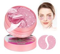 LOPHE Under Eye Patches with Rose Essence, 60 Pcs Soothing Hydrogel Eye Masks for Dryness & Dullness, Hydrating & Nourishing Eye Care for Women and Men, Vegan (30 Pairs)