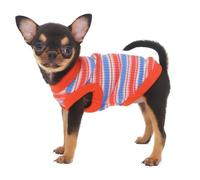 LOPHIPETS 100% Cotton Rib Dog Shirt Vest for Small Dogs Teacup Chihuahua Yorkie Puppy Clothes Tank Tee-Red/XXS