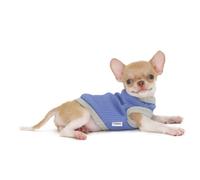 Lophipets Cotton Waffle Dog Vest for 2-3 Months Teacup Puppy XXS Light Blue