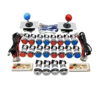 lopituwe 2 Player Arcade Games DIY USB Joystick And Buttons Kit For Win10/8/7/Vista/XP 2 Players Arcade Buttons And Joystick Kit