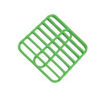 lopituwe 2x Roasting Rack Easy To Clean And Durable For High Temperature Cooking Silica Gel Grill Slow Cooker Cooling Rack, green