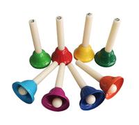 lopituwe 8 Note Diatonic Bells For Colorful Musical Fun Gift For Kids At Home School Or Family Events Will Receive 8 Note Hand Bells In Package Hand Set Musical For Children