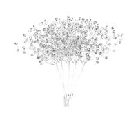 lopituwe Acrylic Bead Drops Flower Bouquet Bead Sprays Craft Projects Delightful Wedding Home Livingroom Centerpieces Drop Flower Branches Artificial Bouquets