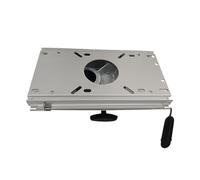 lopituwe Aluminum Boat Accessories Practical Replacement Seat Pedestal Plate Easy Install High Performance Which Can Seat Rotate 360 Degrees Through Rotation Function