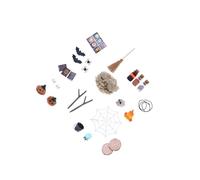 lopituwe Bedroom Mini Furniture Pumpkin Set Including Essential Dollhouse Halloween Ornament Kit Decorations 1pcs Mini Picture Miniature Simulation Halloween Scene Set Supplies