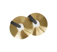 lopituwe Beginner Drummers Drum Cymbals Sturdy Cymbals Addition To Any Music Room For Aspiring Young Musicians Crash Performance Drum Players Instrument Parts Beginner Drummers, Golden, 12 inch
