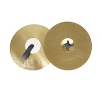 lopituwe Beginner Drummers Drum Cymbals Sturdy Cymbals Addition To Any Music Room For Aspiring Young Musicians Crash Performance Drum Players Instrument Parts Beginner Drummers, Golden, 14 inch