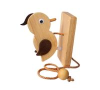lopituwe Business Room Porch Housewarming Gift Woodpeckered Doorbell Creative Wood Wooden Door Knocker Entrance Gate Ornament, Flat Bird Shape