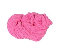 lopituwe Chunky Chenille Yarn Designed for Comfortable Knitting and Crocheting Blankets Cushions and Scarves to Living Space Chunky Chenille Yarn for Hand Knitting Crocheting, Dark Pink, 20mm