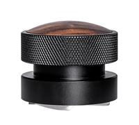 lopituwe Coffee Distributor Adjustable Depth Walnut Crafted with Stainless Steel Leveler Distribution Coffee Enthusiasts Ground Leveler Palm Tamper Accessories